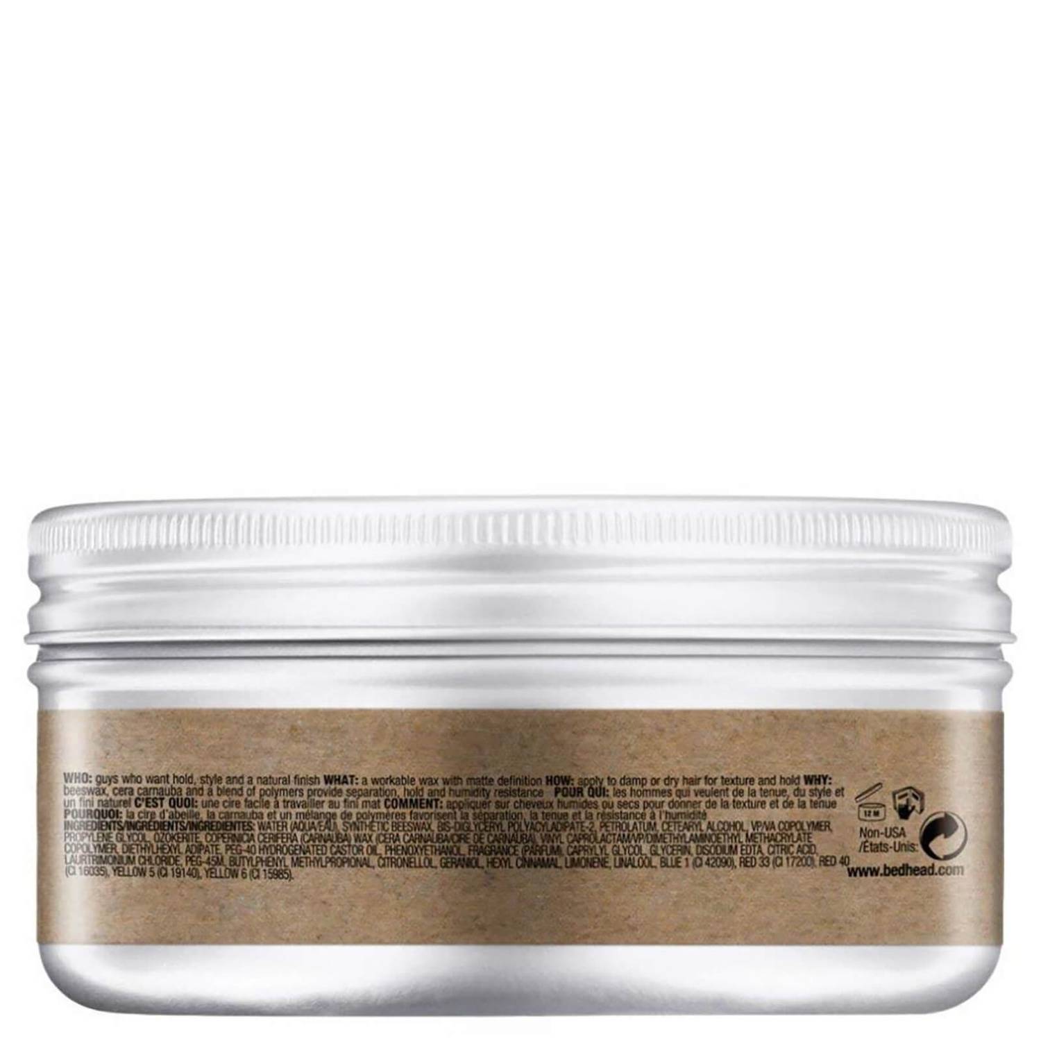 Моделирующая паста для волос TIGI Bed Head for Men Pure Texture Paste 83 г — изображение 4