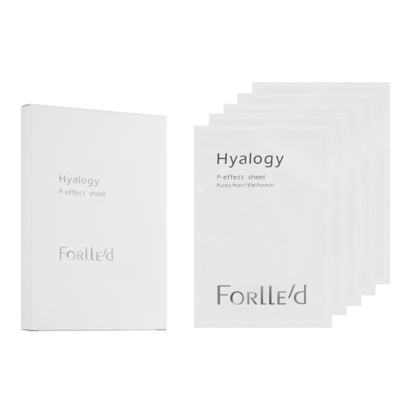 Forlled Hyalogy P-effect sheet - Маска для век Форлед коробка 8 шт. — изображение 4