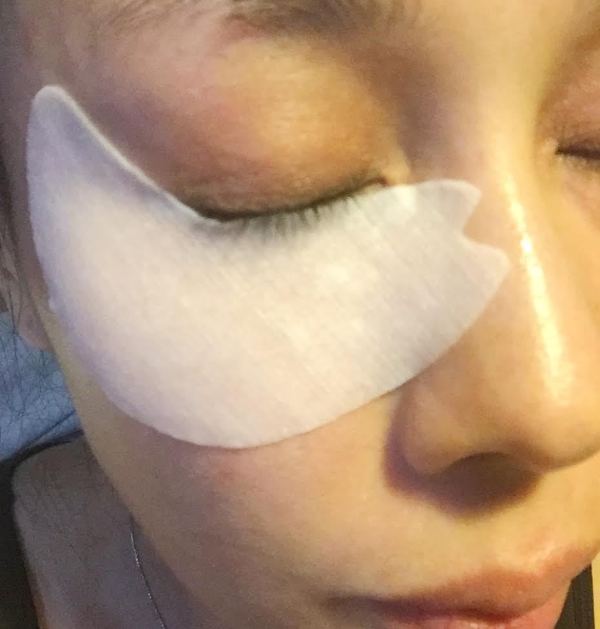 Шелковые патчи для век Сакура Amenity Hitoki Sakura Stretch Eye Mask — изображение 6