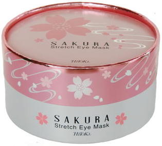 Шелковые патчи для век Сакура Amenity Hitoki Sakura Stretch Eye Mask — изображение 4