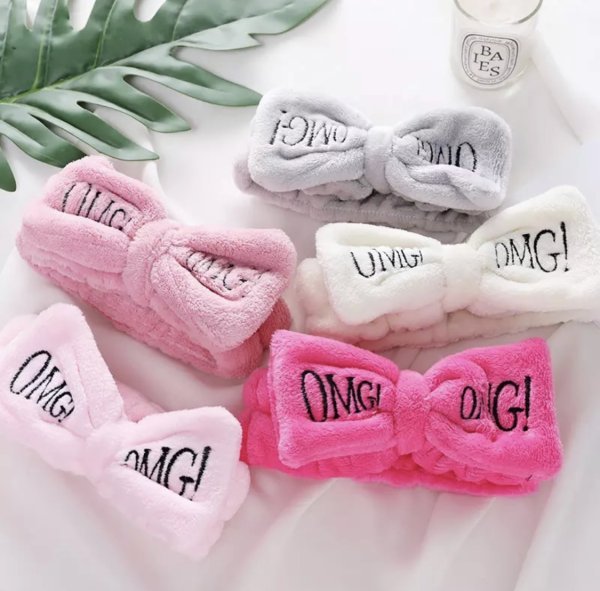 Розовая повязка для волос OMG mega hair band — изображение 2