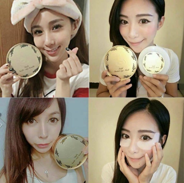 Шёлковые патчи для век Золото Amenity Hitoki Gold Stretch Eye Mask - 60 шт — изображение 6