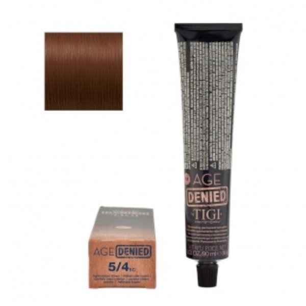 TIGI Copyright Colour Age Denied 5/4 Light Copper Brown крем-краска для седых волос - 90 мл — изображение 2
