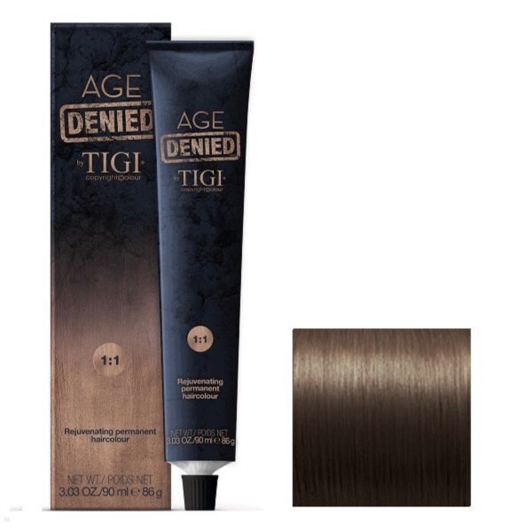 TIGI Copyright Colour Age Denied  - 4/30 Golden Natural Brown крем-краска для седых волос -90 мл