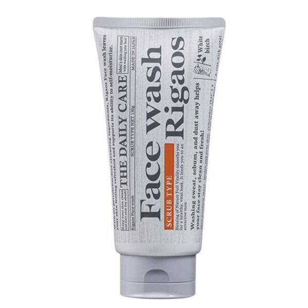 Мужской очищающий скраб для умывания Rigaos Triple Scrub - 130 г