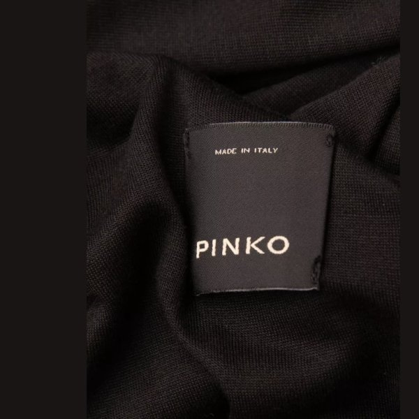 Чёрное макси платье Pinko  42 М — изображение 3