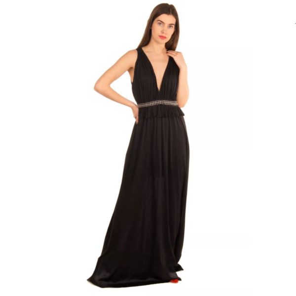 Чёрное макси платье Pinko  42 М