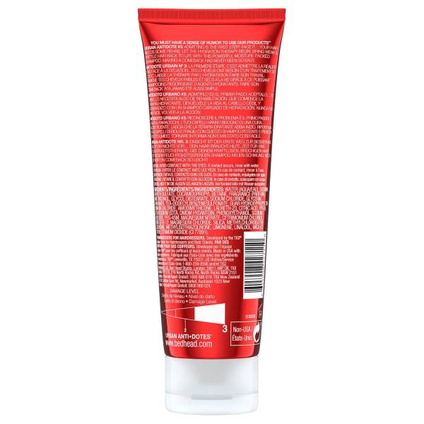 Шампунь для сильно поврежденных волос уровень 3 TIGI Bed Head Urban Anti dotes Resurrection 75 мл — изображение 3