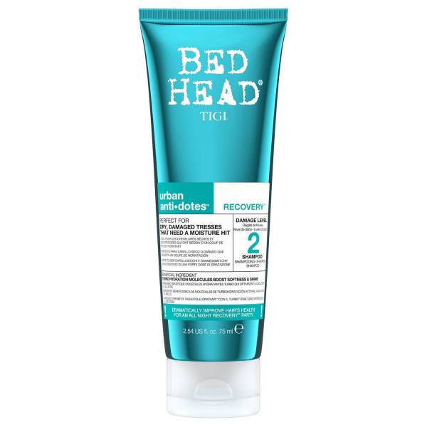 Шампунь для поврежденных волос уровень 2 TIGI Bed Head Urban Anti dotes 2 Recovery 75мл