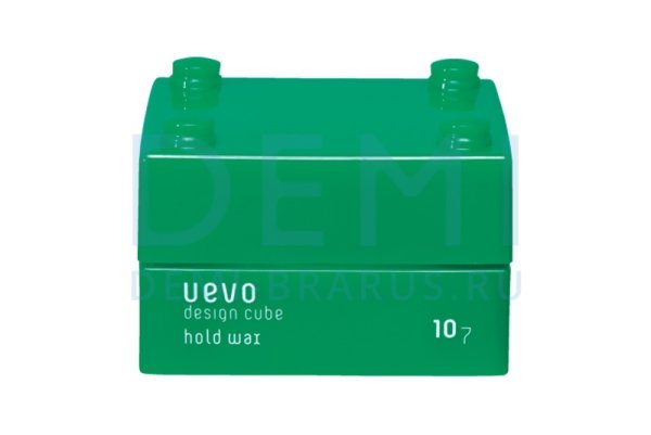 UEVO DESIGN CUBE HOLD WAX  Воск для волос сверхсильной степени фиксации - 80 г — изображение 5