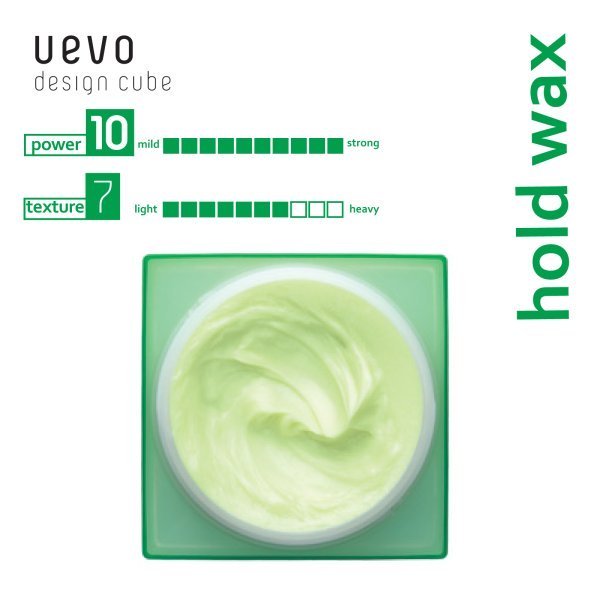 UEVO DESIGN CUBE HOLD WAX Воск для волос сверхсильной степени фиксации - 80 г — изображение 4