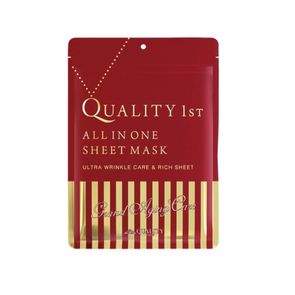 Quality 1st All in one sheet mask Grand aging care Антивозрастная маска все в одном 7 шт