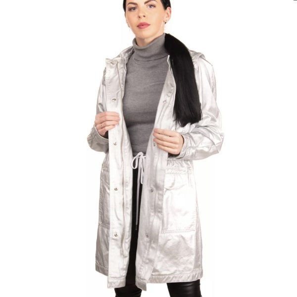 LOVE MOSCHINO Легкая парка оверсайз  - 40 S — изображение 2