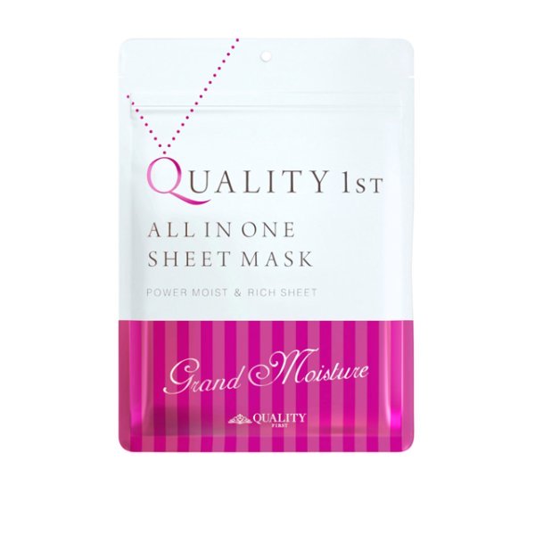 Quality 1st All in one sheet mask Grand Moisture Антивозрастная увлажняющая маска 7 шт