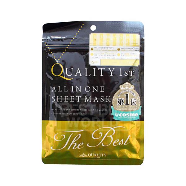 Quality 1st All in one sheet mask The Best- Антивозрастная Чудо-маска Все в одном 3 шт