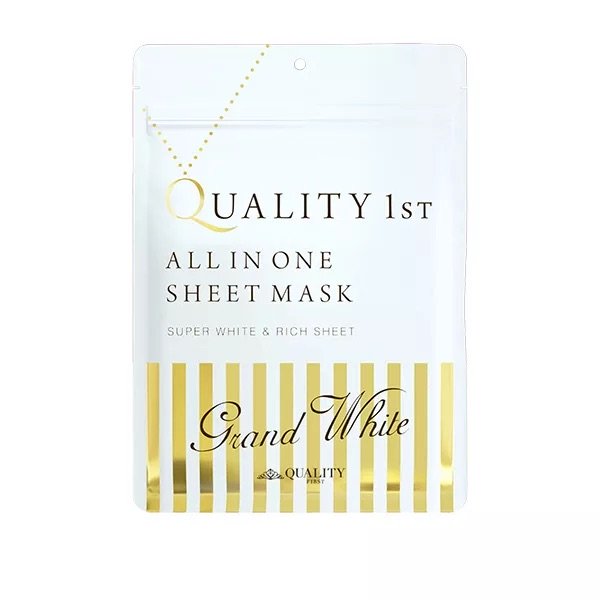 Quality 1st All in one sheet mask Grand white осветляющая маска 7 шт