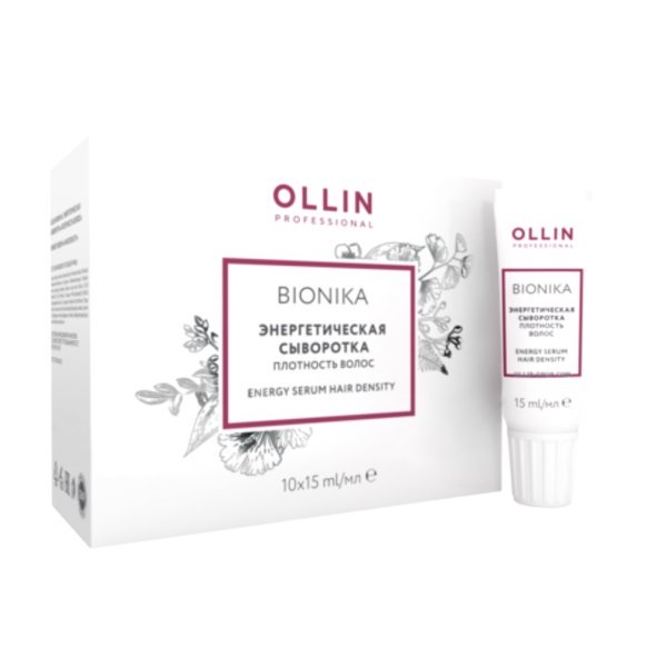 Ollin bionika Энергетическая сыворотка  плотность волос - 10 шт по 15 мл