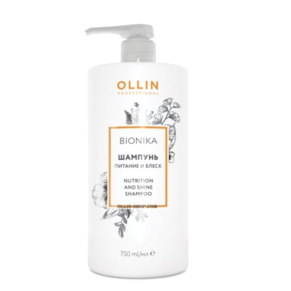 Ollin bionika Шампунь питание и блеск - 750 мл