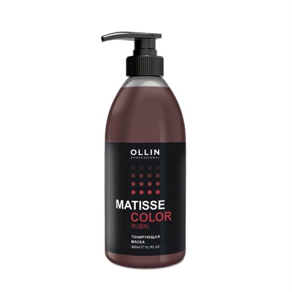 Ollin Matisse Color Rubin - тонирующая маска рубиновая - 300 мл