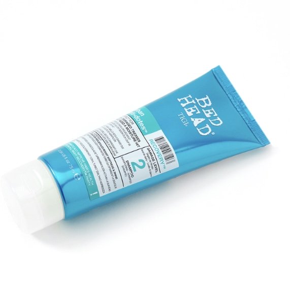 Шампунь для поврежденных волос уровень 2 TIGI Bed Head Urban Anti dotes 2 Recovery 75мл — изображение 7