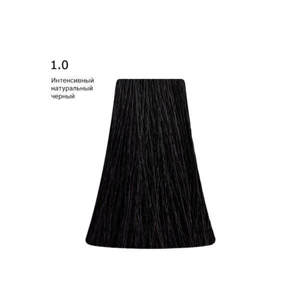 Перманентная крем-краска BBOne Picasso  1.0 Intense Natural black Интенсивный натуральный чёрный 100 мл
