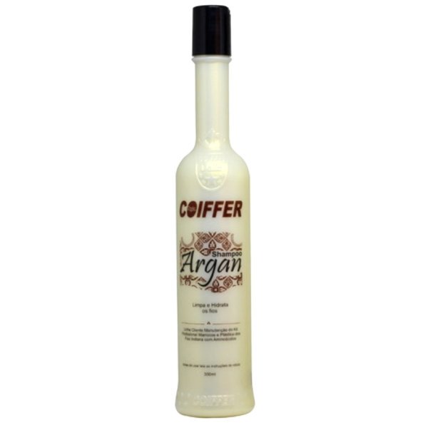 Шампунь для волос Coiffer Argan Limpa e Hidrata шаг 1 - 300 мл