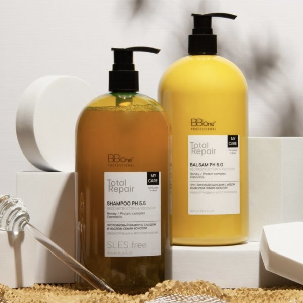 Бальзам BBOne Total Repair Balsam Reconstruction & Recovery 265 мл — изображение 3