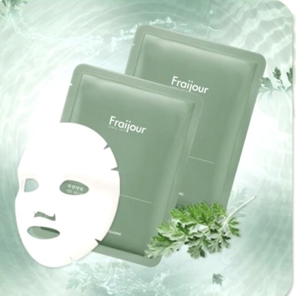 Evas Fraijour Herb Wormwood Sheet Mask тканевая маска с полынью — изображение 4