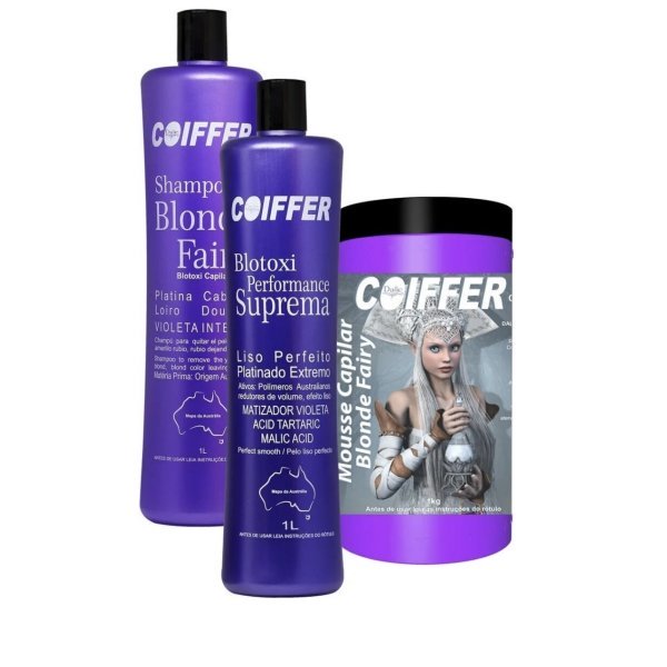 Шампунь для светлых волос Coiffer Blond Fairy Limpeza 1000 мл — изображение 4