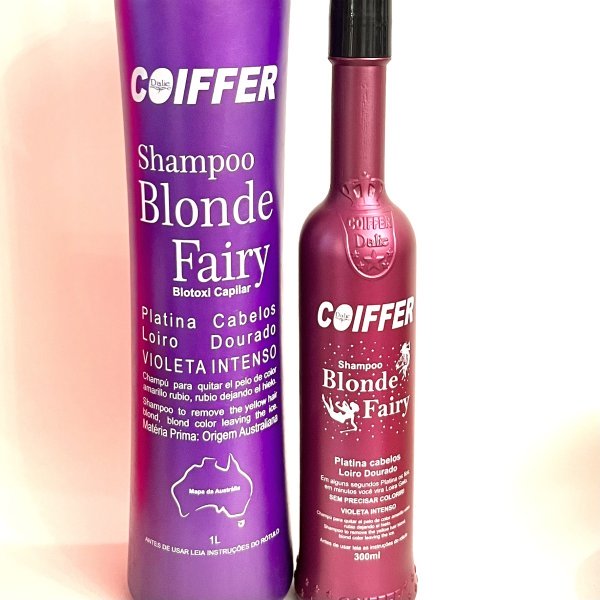 Шампунь для светлых волос Coiffer Blond Fairy Limpeza 300 мл — изображение 4