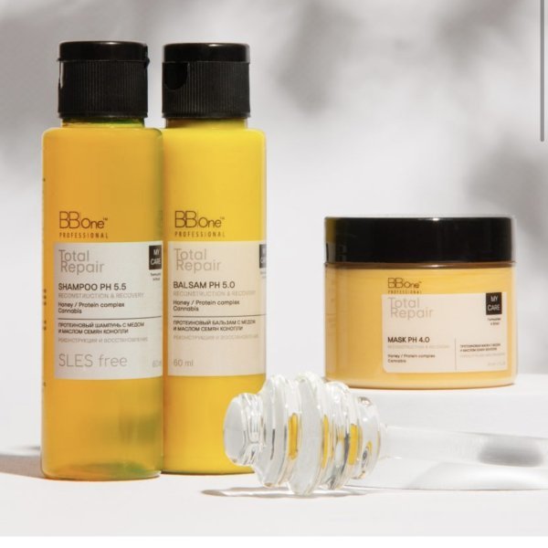 Бальзам BBOne Total Repair Balsam Reconstruction & Recovery 265 мл — изображение 2