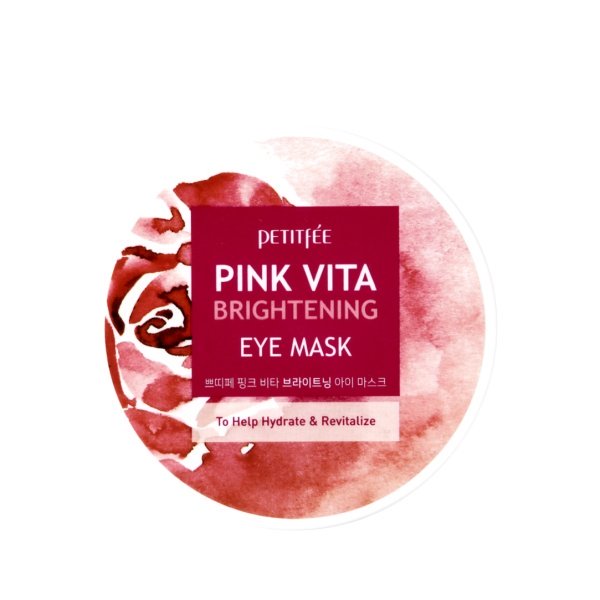 PETITFEE осветляющие патчи для глаз Pink Vita Brightening eye mask 60 шт — изображение 2