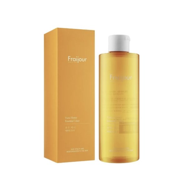 Evas Fraijour Yuzu Honey Essential Toner тонер для лица мандарин Юдзу и прополис 250 мл — изображение 3