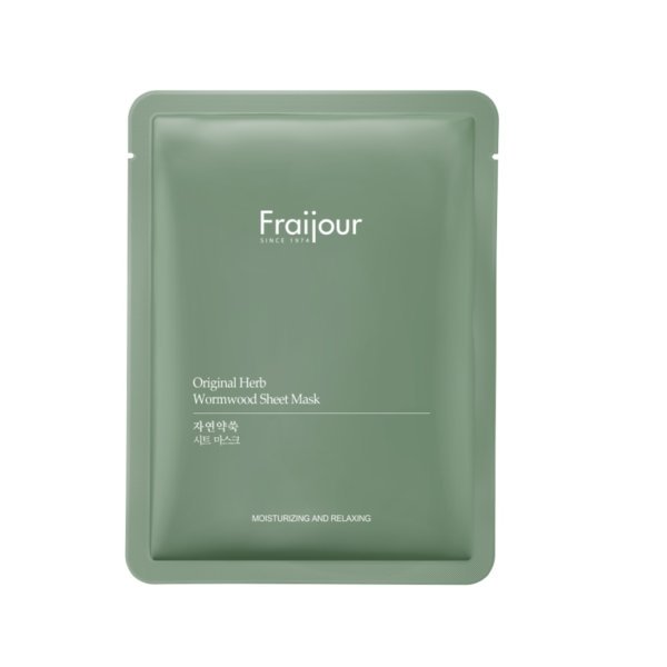 Evas Fraijour Herb Wormwood Sheet Mask тканевая маска с полынью — изображение 3