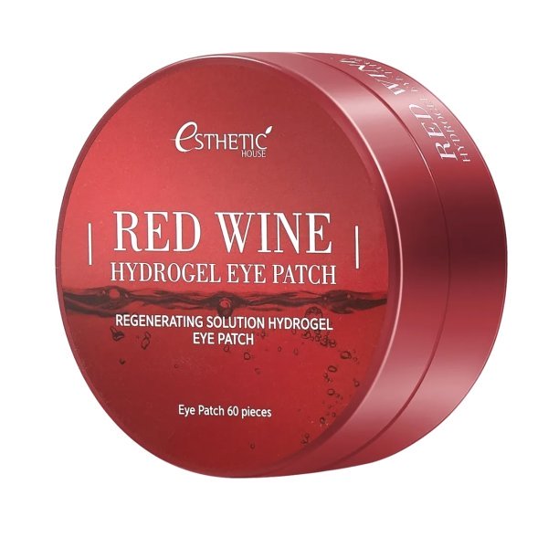 Esthetic House Гидрогелевые патчи Красное вино Red wine Hydrogel eye patch — изображение 4