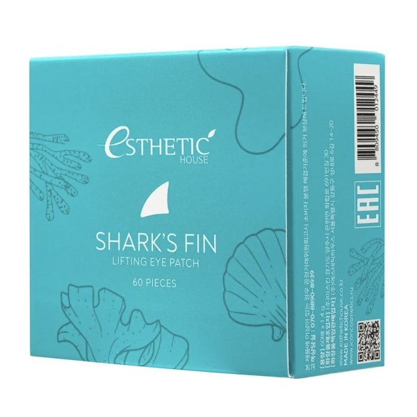 Esthetic House Гидрогелевые патчи Плавник акулы Shark's Fin Lifting Hydrogel eye patch — изображение 4