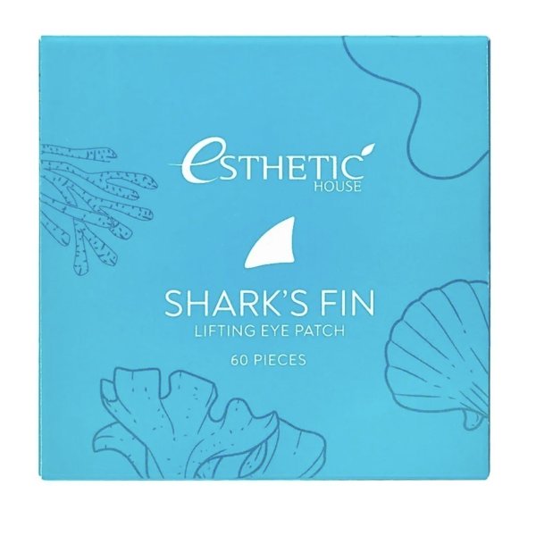 Esthetic House Гидрогелевые патчи Плавник акулы Shark's Fin Lifting Hydrogel eye patch — изображение 3