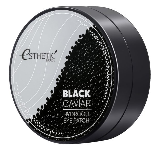 Esthetic House Гидрогелевые патчи для глаз Черная икра Black Caviar Hydrogel eye patch — изображение 4