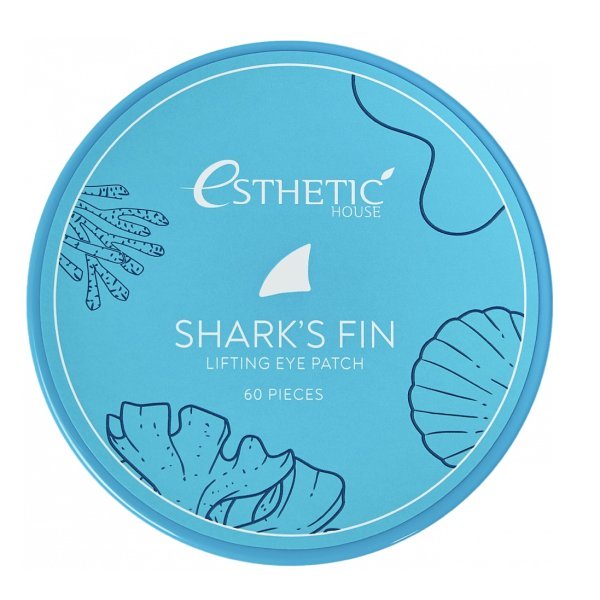 Esthetic House Гидрогелевые патчи Плавник акулы Shark's Fin Lifting Hydrogel eye patch