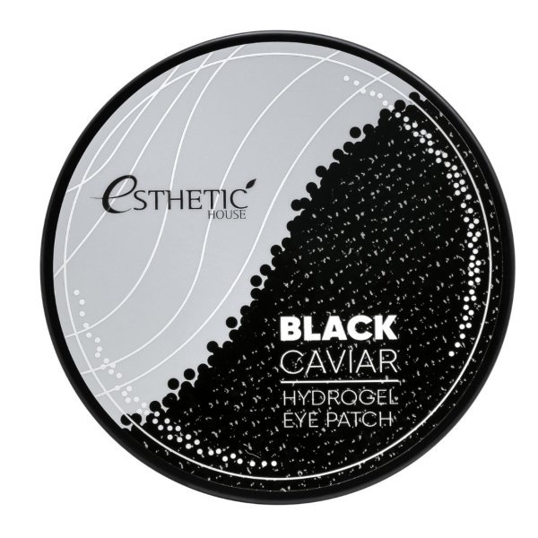 Esthetic House Гидрогелевые патчи для глаз Черная икра Black Caviar Hydrogel eye patch