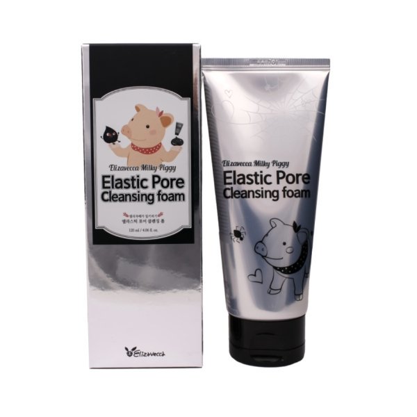 Elizavecca пенка для умывания древесный уголь Milky Piggy Elastic Pore Cleansing Foam — изображение 2