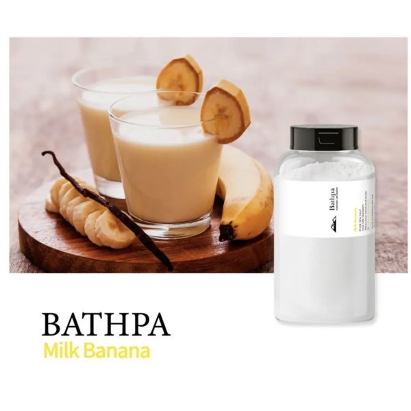 Bathpa Australian Salt Bubble Milk Banana аромат Банана